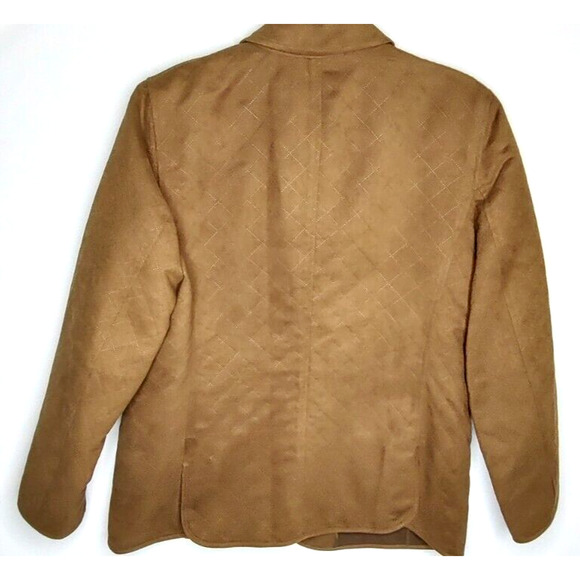 Chore Fall Coat Norton McNaughton Sz 10 Faux Fur Removable Collar Front Pockets - Picture 9 of 12